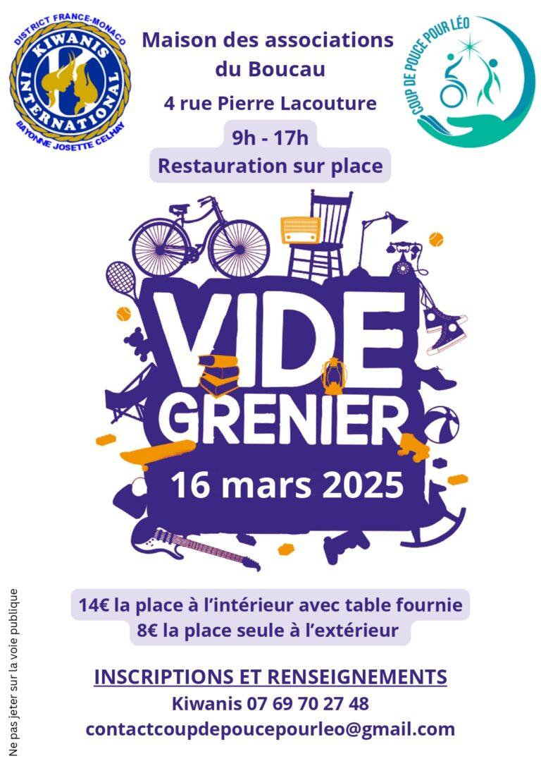 VIDE GRENIER DES KIWANIS